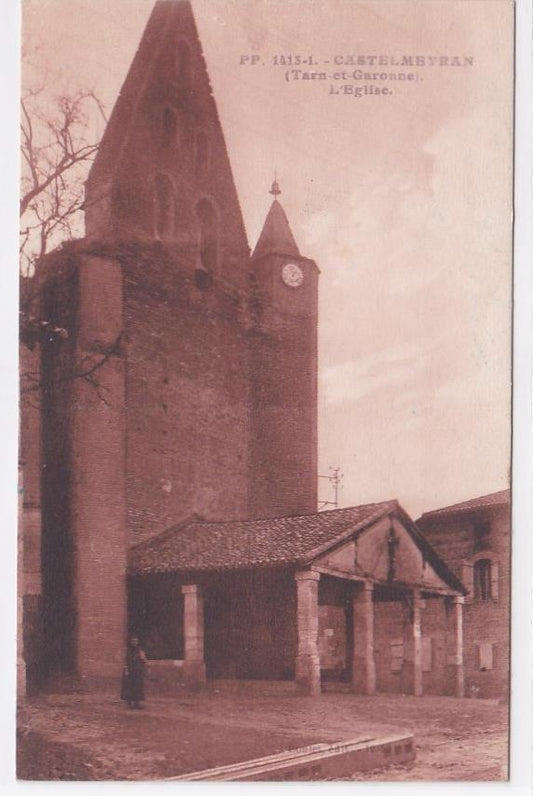 Carte Postale Ancienne CPA 82 Castelmeyran - L'Église