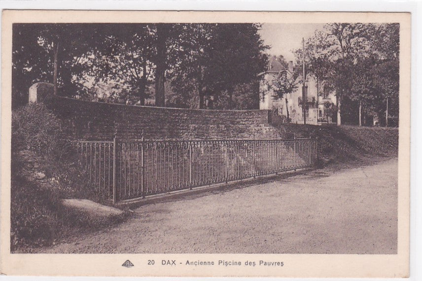 Old Postcard CPA 40 Dax - Former Poor People's Swimming Pool