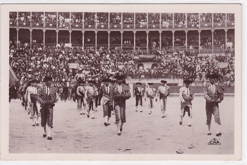 Old Postcard CPA 40 Bullfighting - Entrance to the Quadrilles