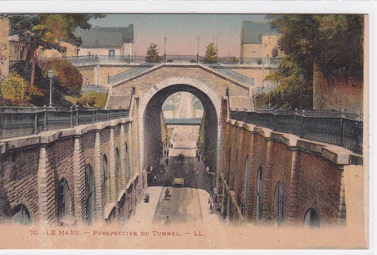 Carte Postale Ancienne CPA 72 Le Mans - Perspective Du Tunnel