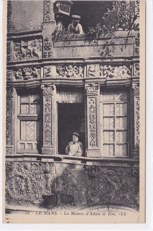 Carte Postale Ancienne CPA 72 Le Mans - La Maison D'Adam Et Eve