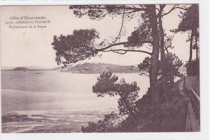 Old Postcard CPA 35 Dinard-La-Vicomté - Mouth of the Rance