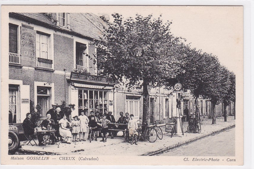 Old Postcard CPA Calvados 14 Cheux - Maison Gosselin