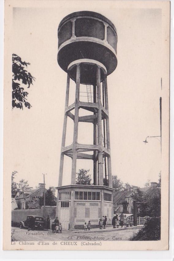 Carte Postale Ancienne CPA Calvados 14 Le Château D'Eau De Cheux