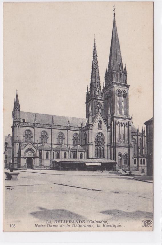 Carte Postale Ancienne CPA 14 Notre-Dame De La Délivrande - La Basilique