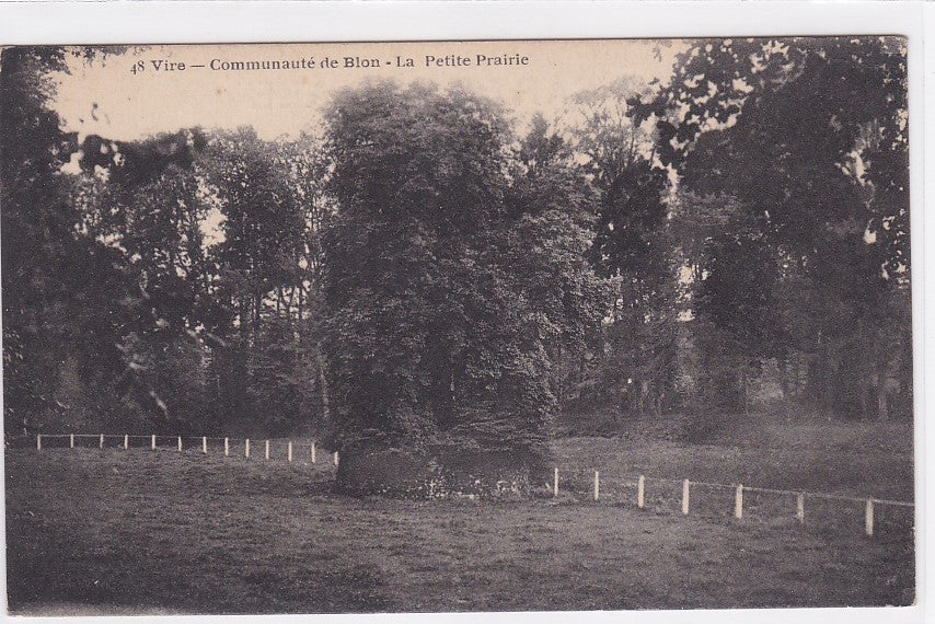 Carte Postale Ancienne CPA 14 Vire - Communauté De Blon - La Petite Prairie