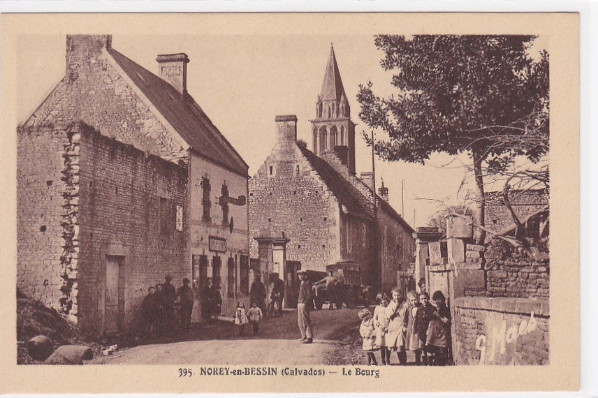 Carte Postale Ancienne CPA Calvados 14 Norey-En-Bessin - Le Bourg
