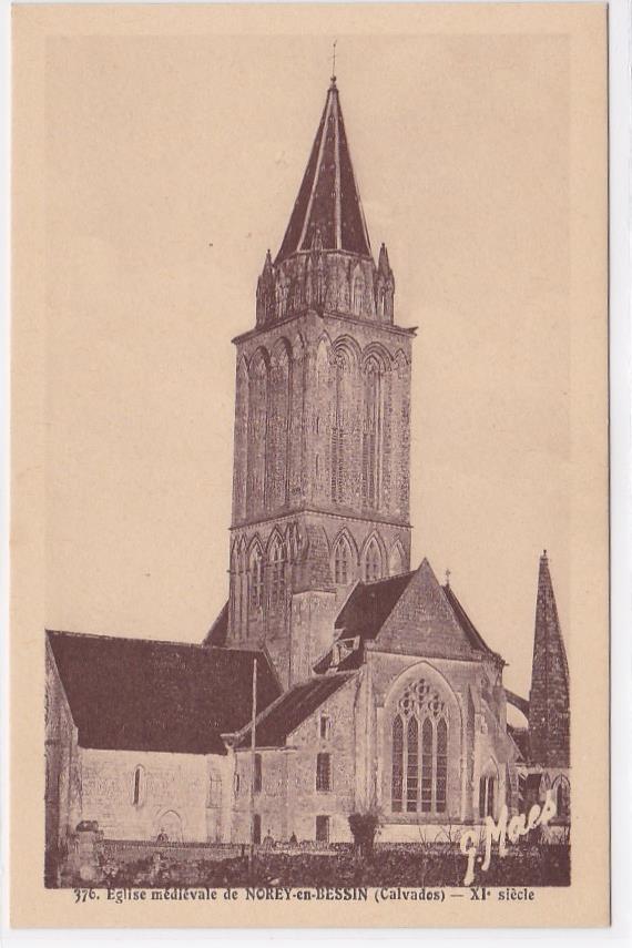 Carte Postale Ancienne CPA 14 - Église Médiévale De Norey-En-Bessin - XIe Siècle