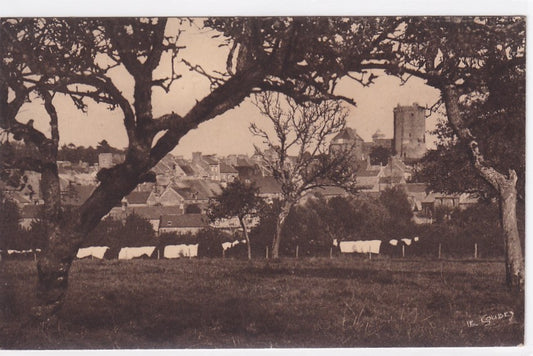Carte Postale Ancienne CPA Manche 50 Bricquebec - Vue Générale