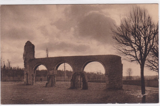 Carte Postale Ancienne CPA 50 Bricquebec - Ruines De L'Ancienne Église