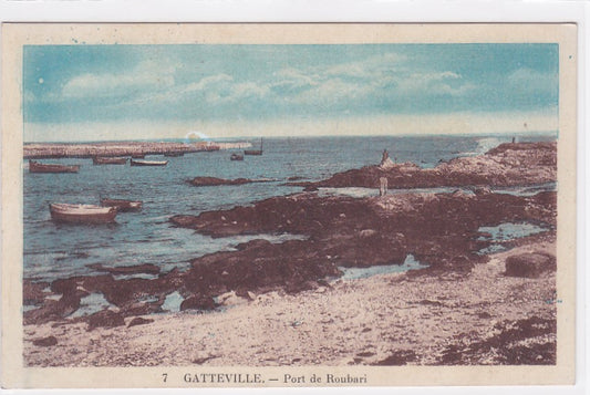 Carte Postale Ancienne CPA Manche 50 - Gatteville - Port De Roubari