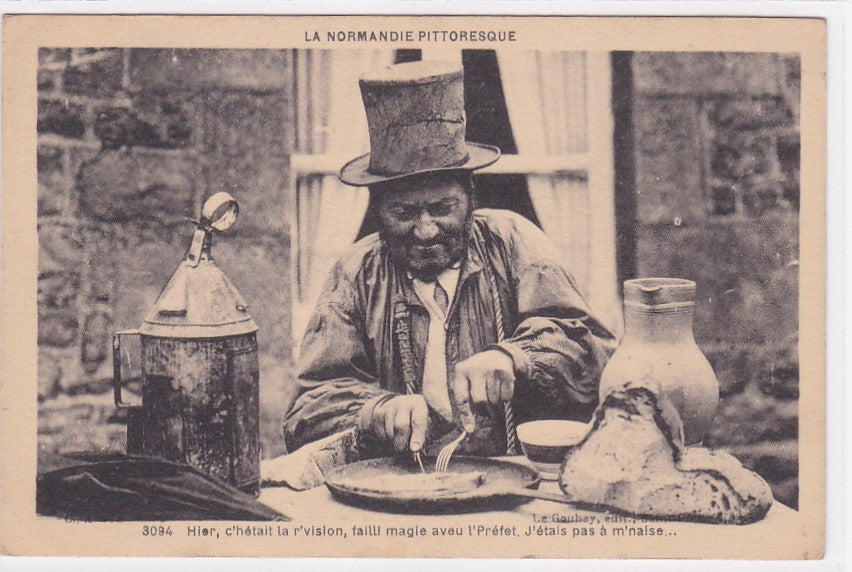 Carte Postale Ancienne CPA La Normandie Pittoresque - Hier C'hétait La R'vision