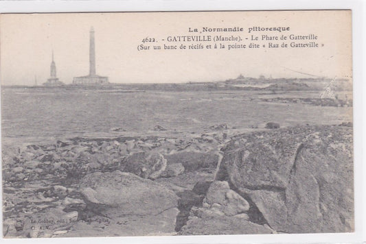Carte Postale Ancienne CPA 50 Manche Le Phare De Gatteville - Raz De Gatteville