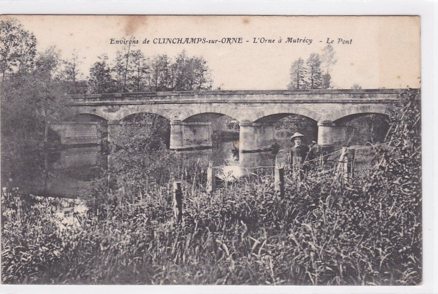 Carte Postale Ancienne CPA Environs De Clinchamps-Sur-Orne - Mutrécy - Le Pont
