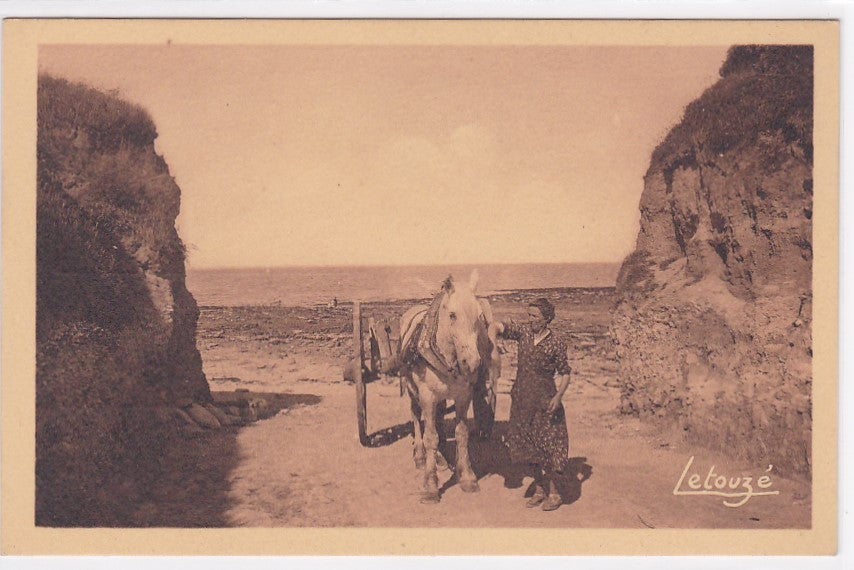 Carte Postale Ancienne CPA Calvados 14 - Luc-Sur-Mer - La Brèche