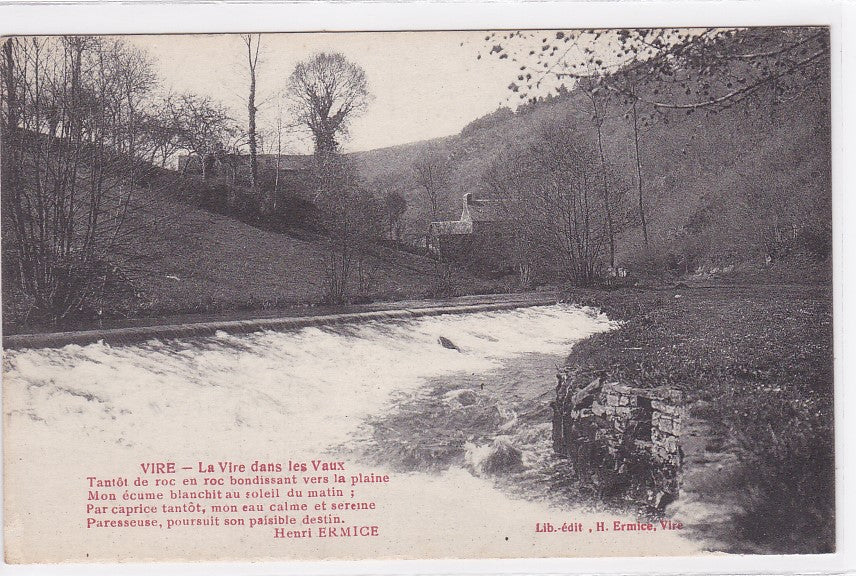 Carte Postale Ancienne CPA Calvados 14 Vire - La Vire Dans Les Vaux