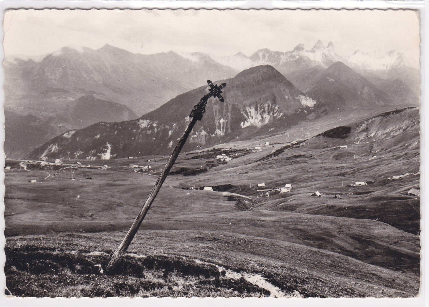 Carte Postale Semi-Moderne CPSM Fontcouverte-Toussuire - La Croix Du Chaput