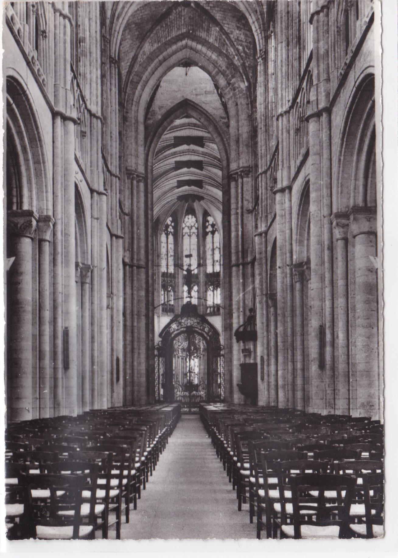 Carte Postale CPSM 27 Cathédrale D'Évreux - Ensemble De La Nef Et Du Choeur
