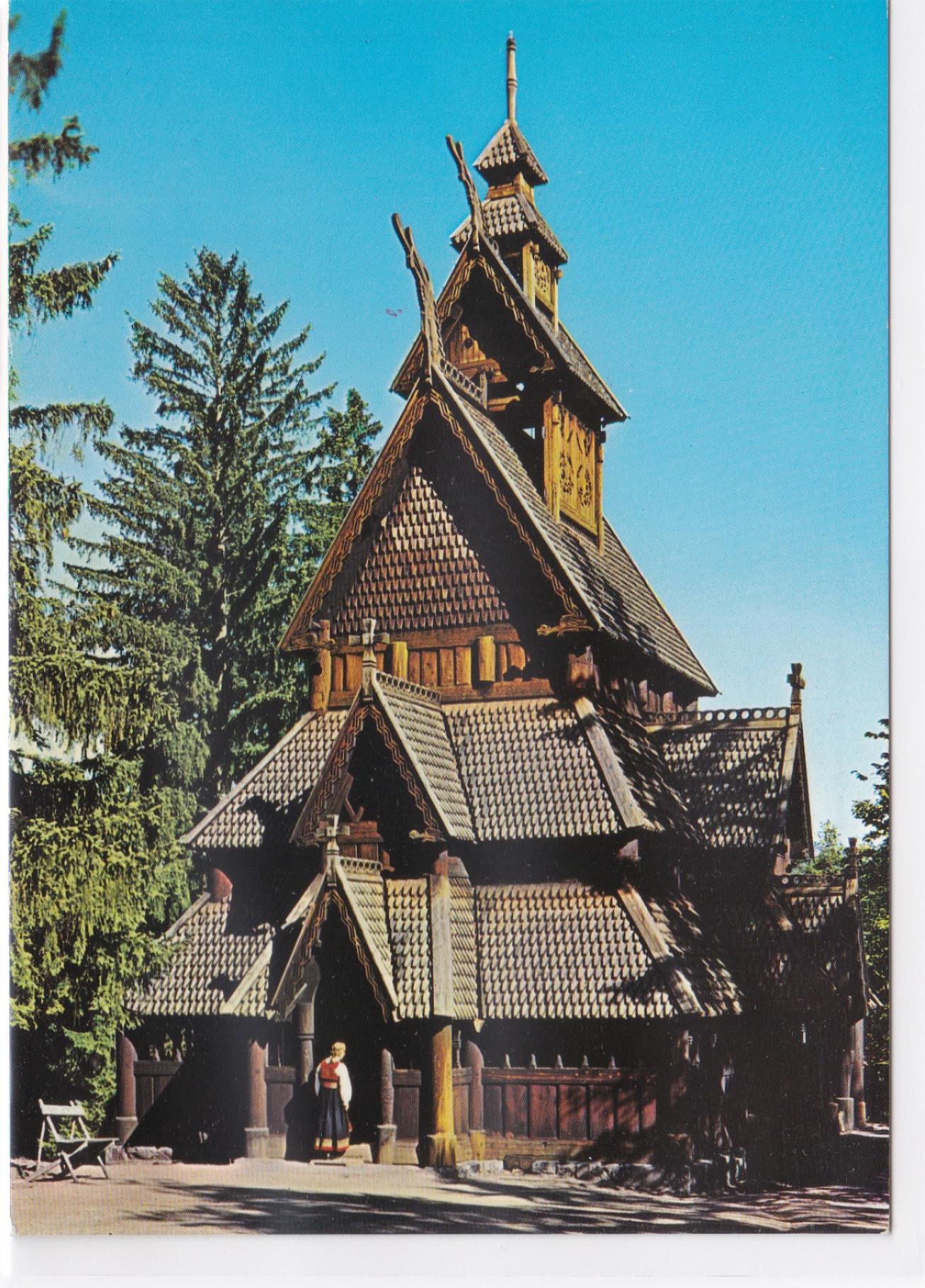 Carte Postale CPM Norvège - Oslo - Norsk Folkemuseum - Église En Bois De Gol