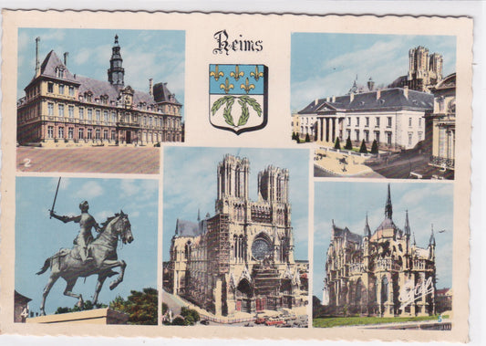 Carte Postale CPSM 51 Reims - Multivue