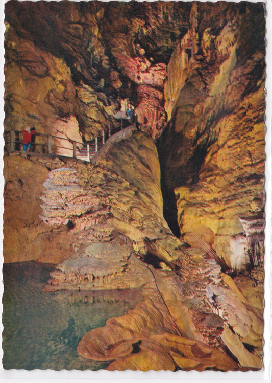 Carte Postale CPSM 46 Gouffre De Padirac - Lac Supérieur - Salle Du Grand Dôme