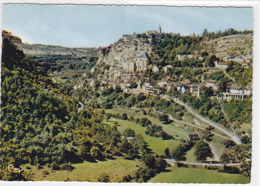 Carte Postale CPSM 46 Rocamadour - Vue Générale Prise Depuis L'Hospitalet