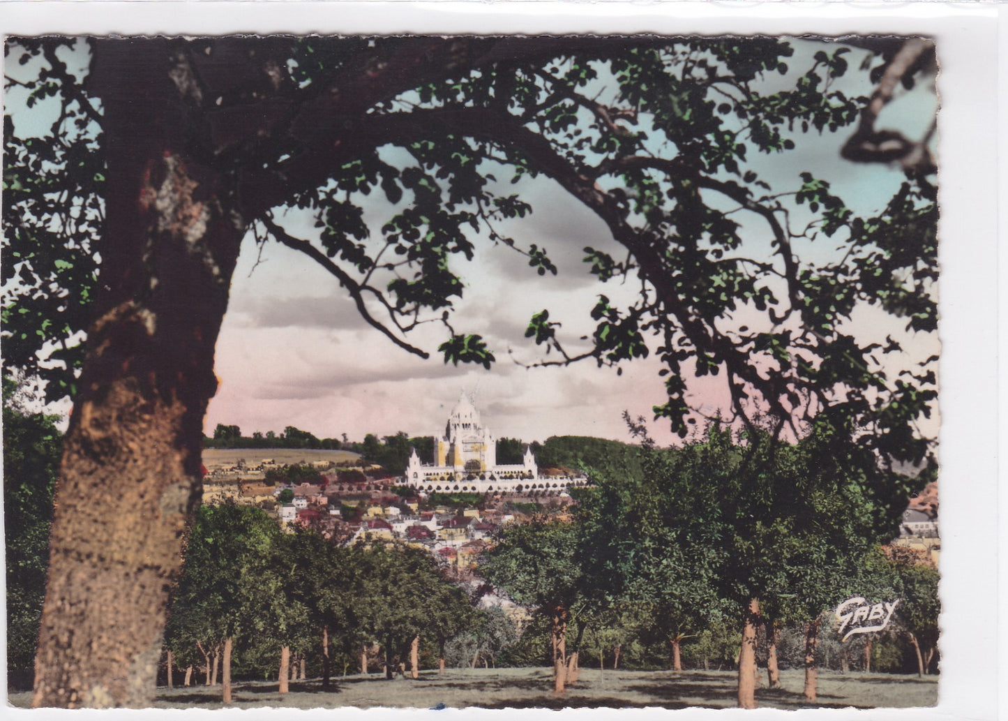 Carte Postale CPSM 14 Lisieux - Vue Générale Et La Basilique