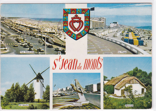 Carte Postale CPSM 85 St-Jean-De-Monts - Multivue