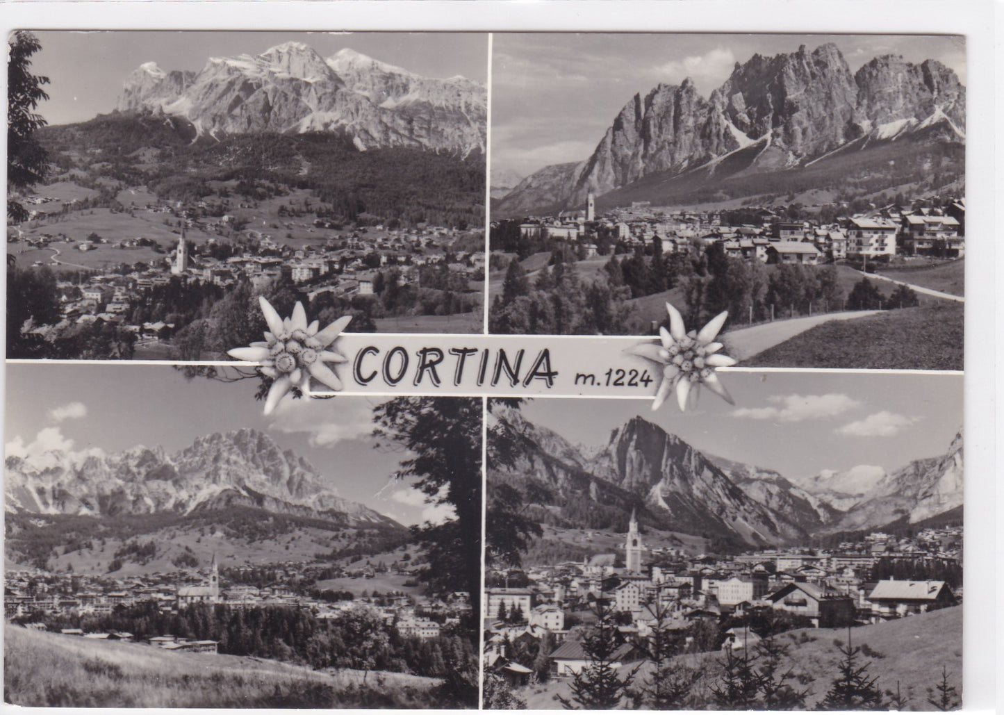 Carte Postale CPSM Italy - Dolomiti - Cortina - Multivue