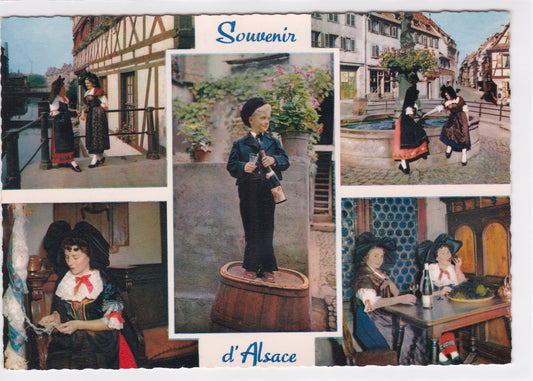 Carte Postale CPSM 67 Souvenir D'Alsace - Multivue