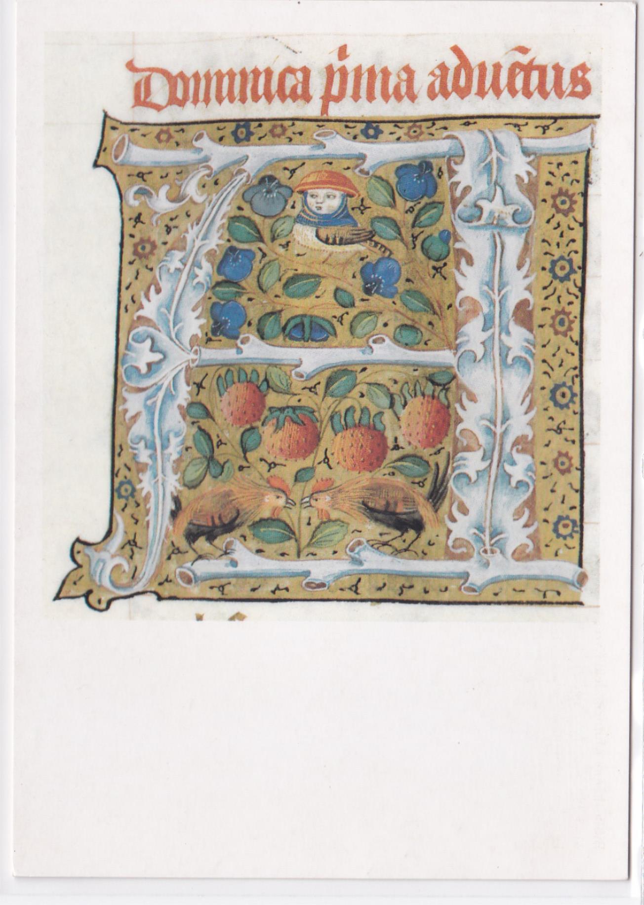 Carte Postale CPM 27 Bibliothèque D'Évreux - Lettre Ornée Dans Un Missel XVe S.