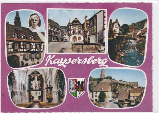 Carte Postale CPSM 68 L'Alsace Pittoresque - Kaysersberg - Multivue