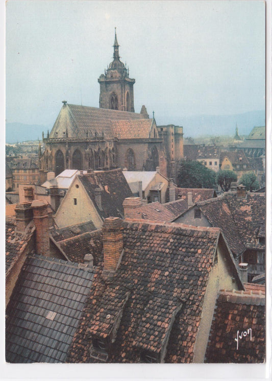 Carte Postale CPM 68 L'Alsace - Colmar - La Cathédrale Au-Dessus Des Toits