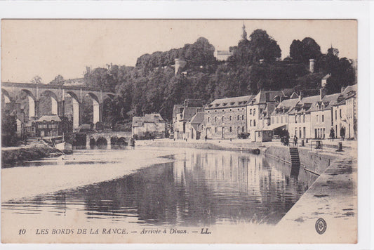 Carte Postale CPA 22 Les Bords De La Rance - Arrivée À Dinan