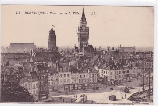 Carte Postale CPA 59 Dunkerque - Panorama De La Ville