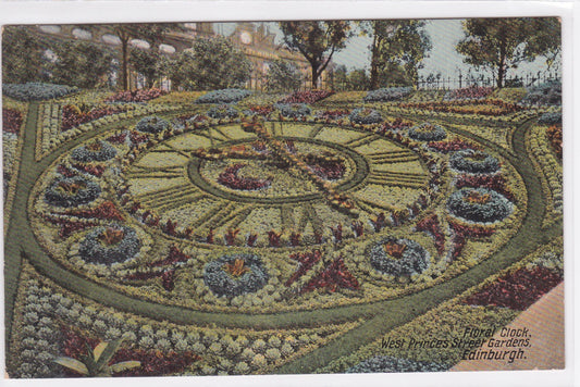 Carte Postale CPA Edinburgh - Floral Clock - West Princes Street Gardens