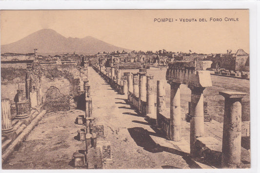Carte Postale CPA Italy - Pompei - Veduta Del Foro Civile
