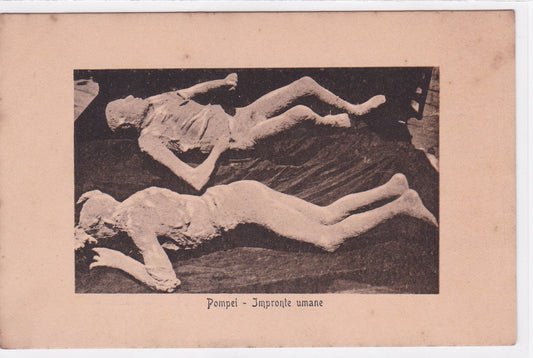 Carte Postale CPA Italy - Pompei - Impronte Umane