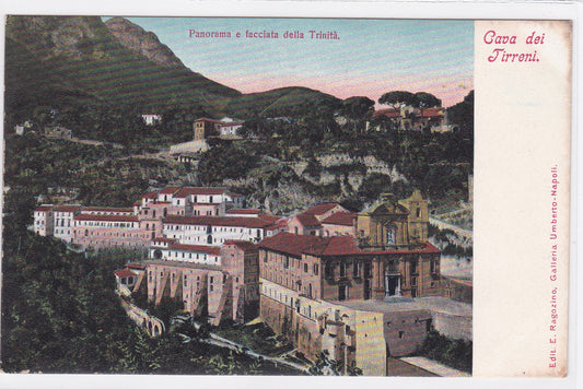 Carte Postale CPA Italy - Cava Dei Tirreni - Panorama E Facciata Della Trinità