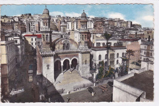 Carte Postale CPSM Algérie - Alger - El Djézaïr Cathédrale Palais D'Hiver Casbah