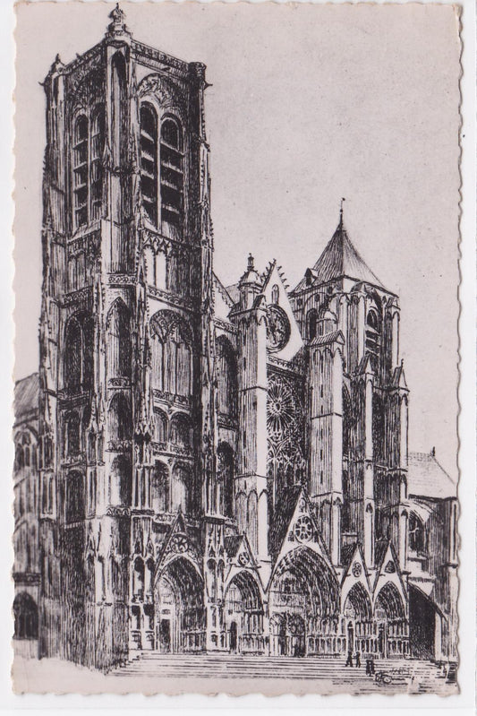 Carte Postale CPSM 18 Bourges - La Cathédrale