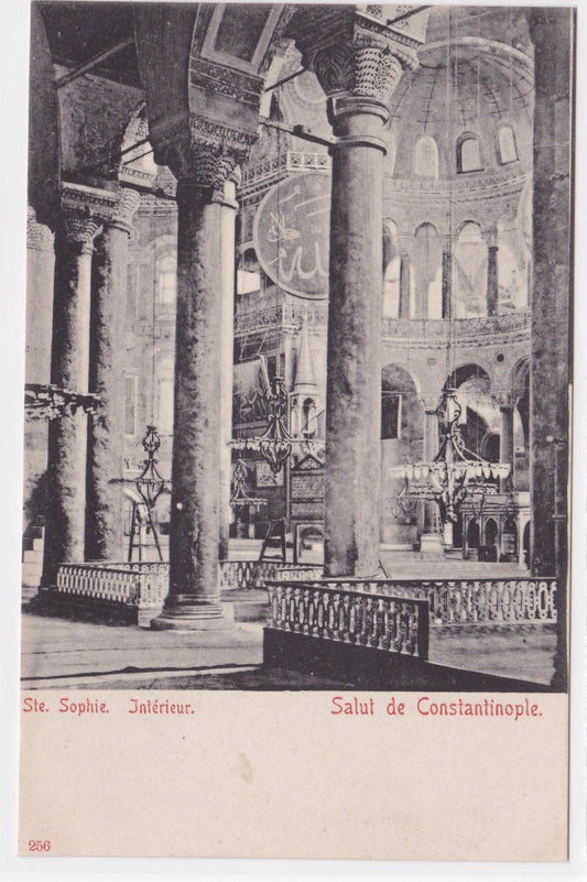 Carte Postale CPA Turquie - Salut De Constantinople - Ste Sophie - Intérieur
