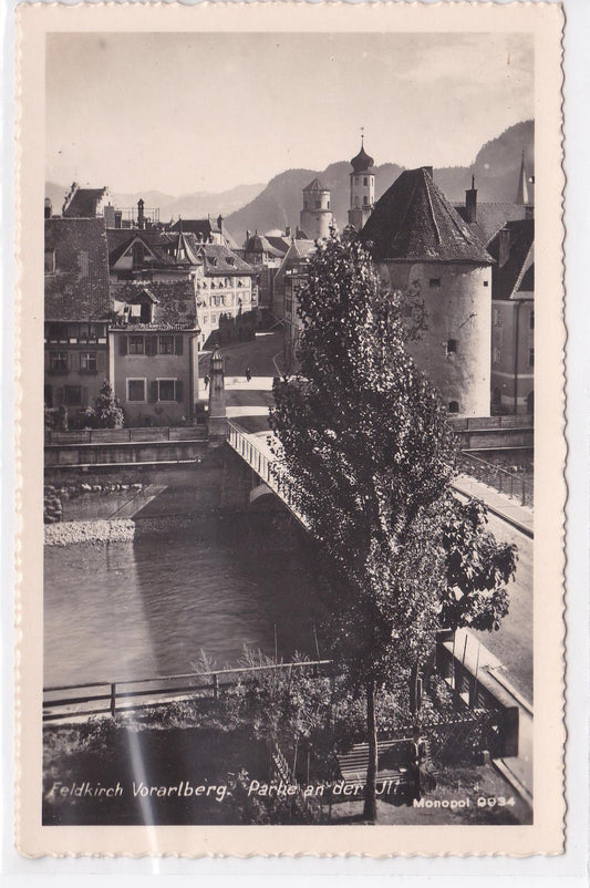 Carte Postale CPA Austria - Feldkirch Vorarlberg Partie An Der Jll