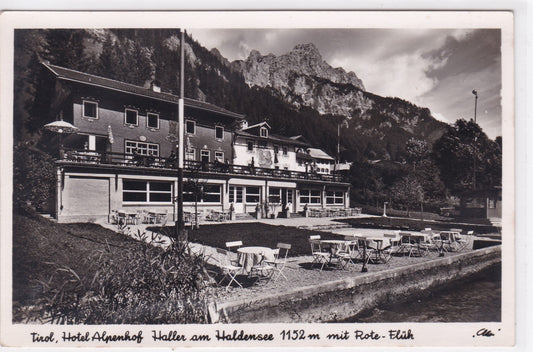 Carte Postale CPA Austria - Tirol Hotel Alpenhof Haller Am Haldensee