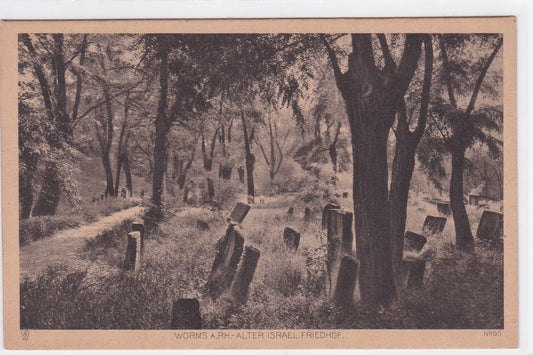 Carte Postale CPA Germany - Worms A. Rh - Alter Israël Friedhof