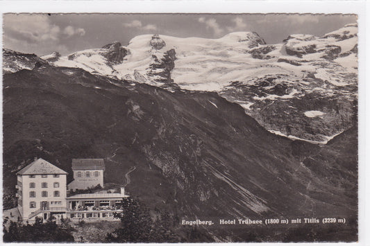 Carte Postale CPSM Suisse - Engelberg - Hotel Trübsee - Mit Titlis