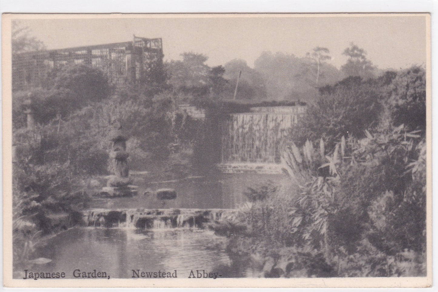Carte Postale CPA Japanese garden - Newstead Abbey