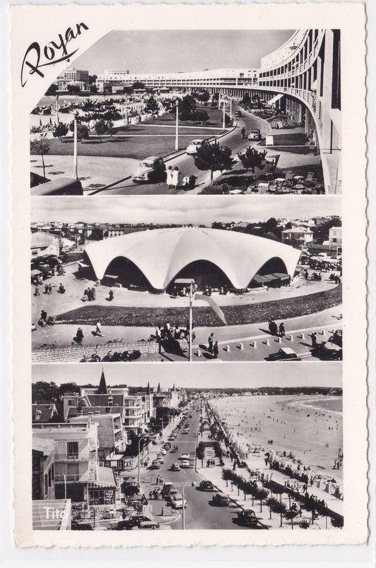 Carte Postale CPSM 17 Royan - Le Front De Mer - Le Marché - Boulevard F. Garnier