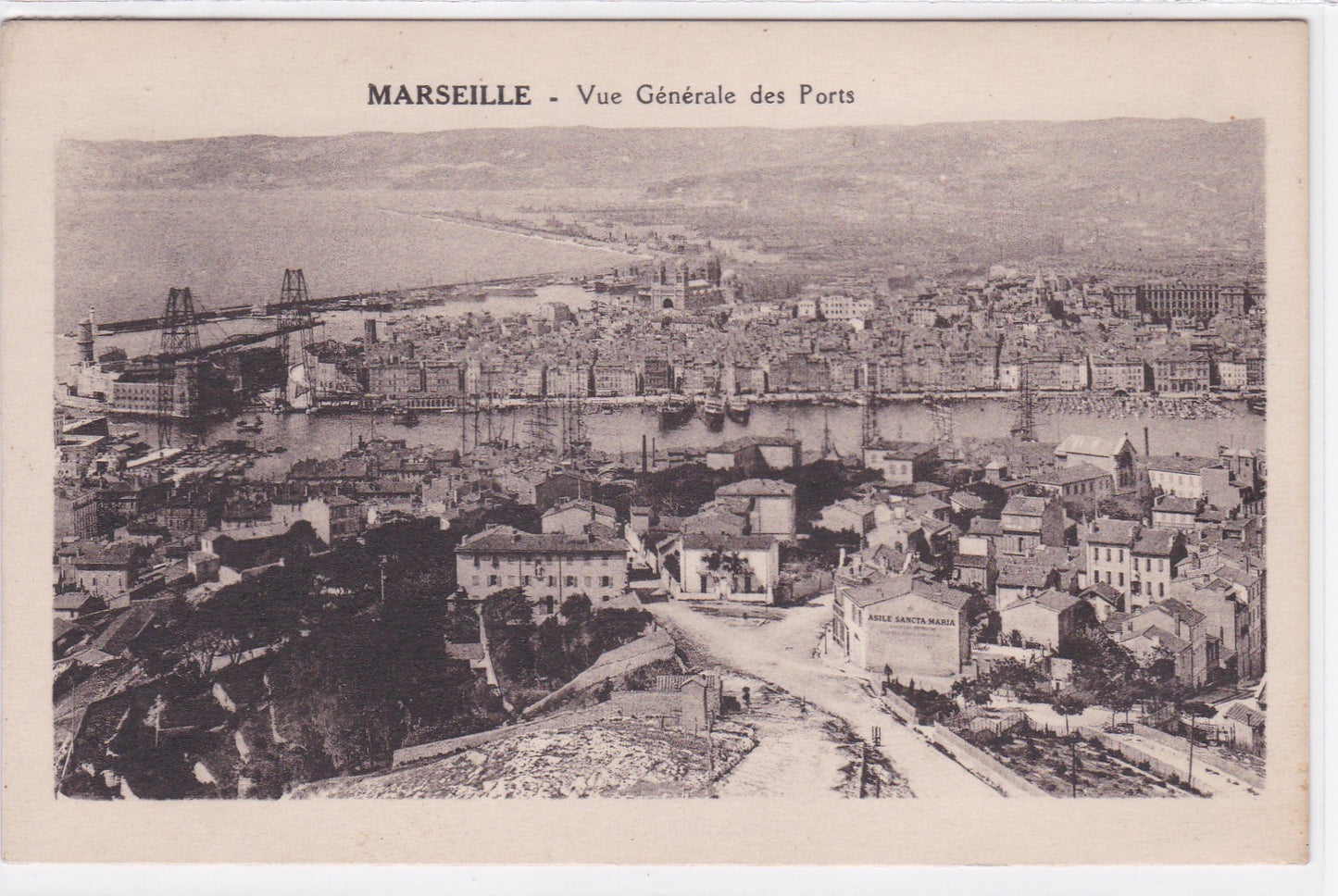 Carte Postale CPA 13 Marseille - Vue Générale Des Ports
