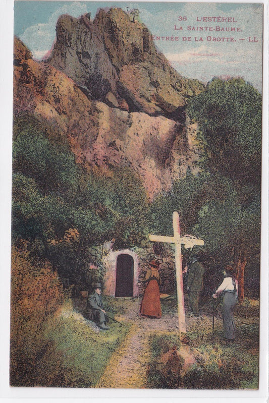 Carte Postale CPA 83 L'Estérel - La Sainte-Baume - Entrée De La Grotte